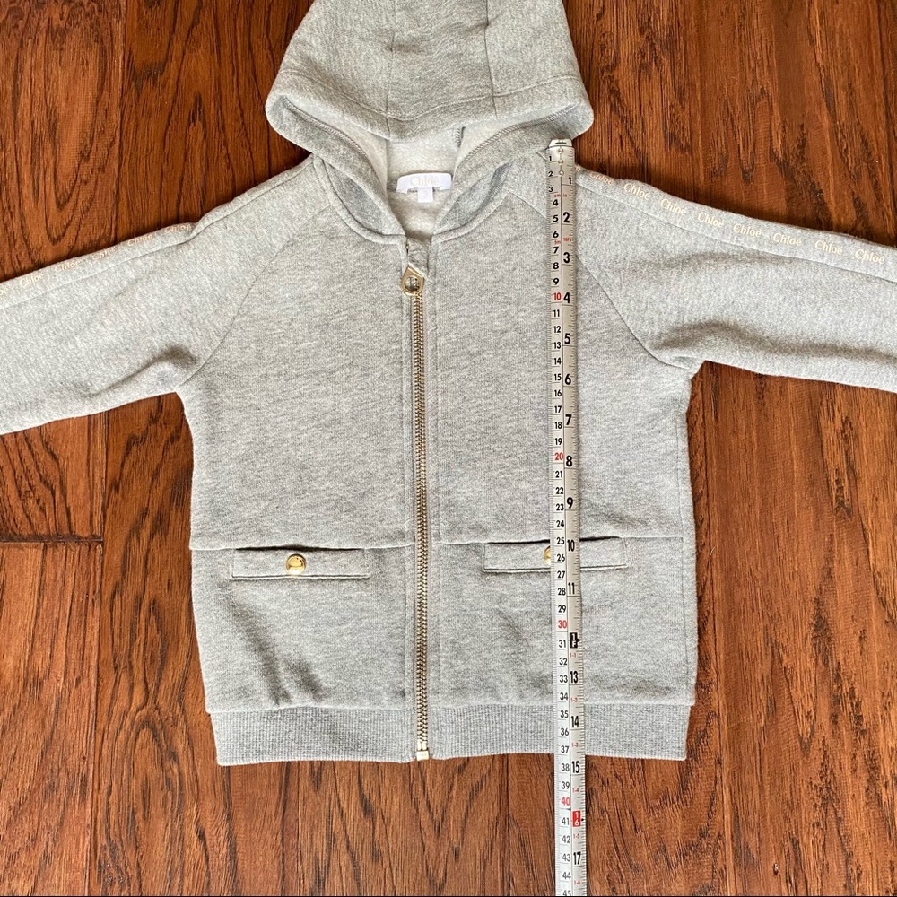 CHLOÉ kids logo trim hoodie and sweatpants. 3T - Picture 4 of 13